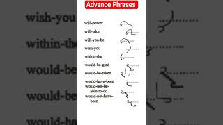 Advance Phrases Outlines # SSC# Stenographer # Viral # Ytshorts