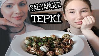  MİSLİNA İLK KEZ SALYANGOZ YEDİ | SALYANGOZ - ESCARGOT - GARAVOLLİ MUKBANG | TÜRKÇE MUKBANG TEPKİ