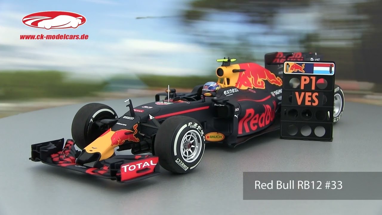 Minichamps 1:18 Max Verstappen Red Bull RB12 #33 First F1 Win