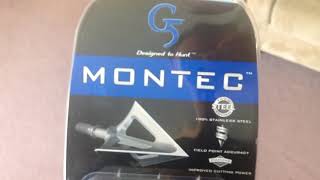 G5 Montec 125GR Broadheads