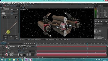 After Effects Element3D Spaceship fly by Tutorial