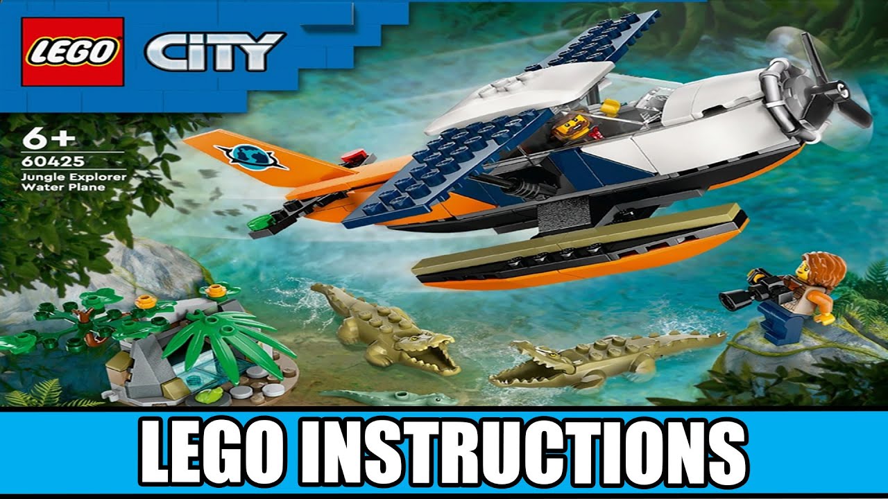 Complete LEGO Instructions: All Books - Jungle Explorer Water Plane LEGO instructions