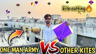 2025 Kite Fighting Bareilly One Man Army Vs. Other Kites Fight