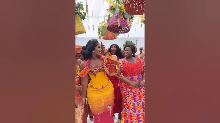 Mama Esther Daughter Wedding Ghanaian Traditional Marriage #wedding #ghana #bride #dance #shorts