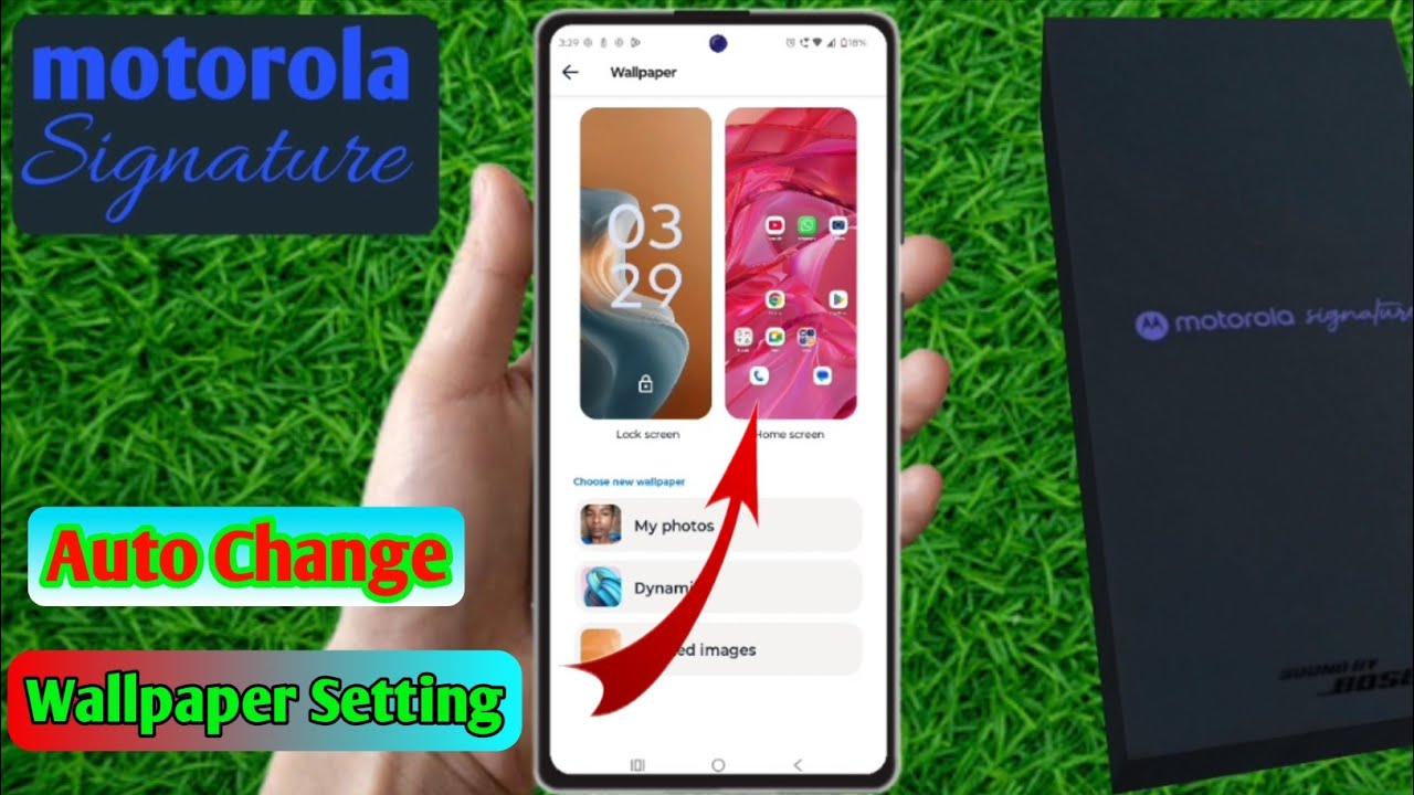 how to change lock screen wallpaper in motorola signature, motorola signature change wallpaper