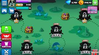 Tiny Gladiators Level 141 - 145 ( EASY ) Gameplay