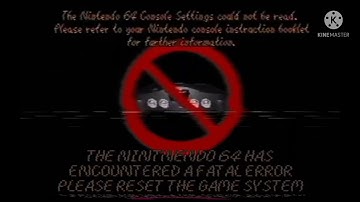 N64 Fatal error system with Disney interactive music