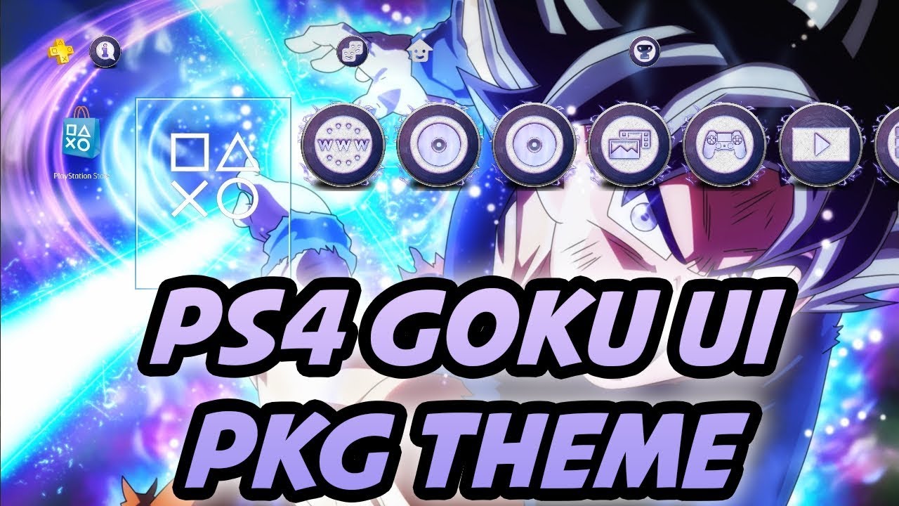 Dragon Ball Super Goku Ultra Instinct Ps4 Pkg Theme Youtube