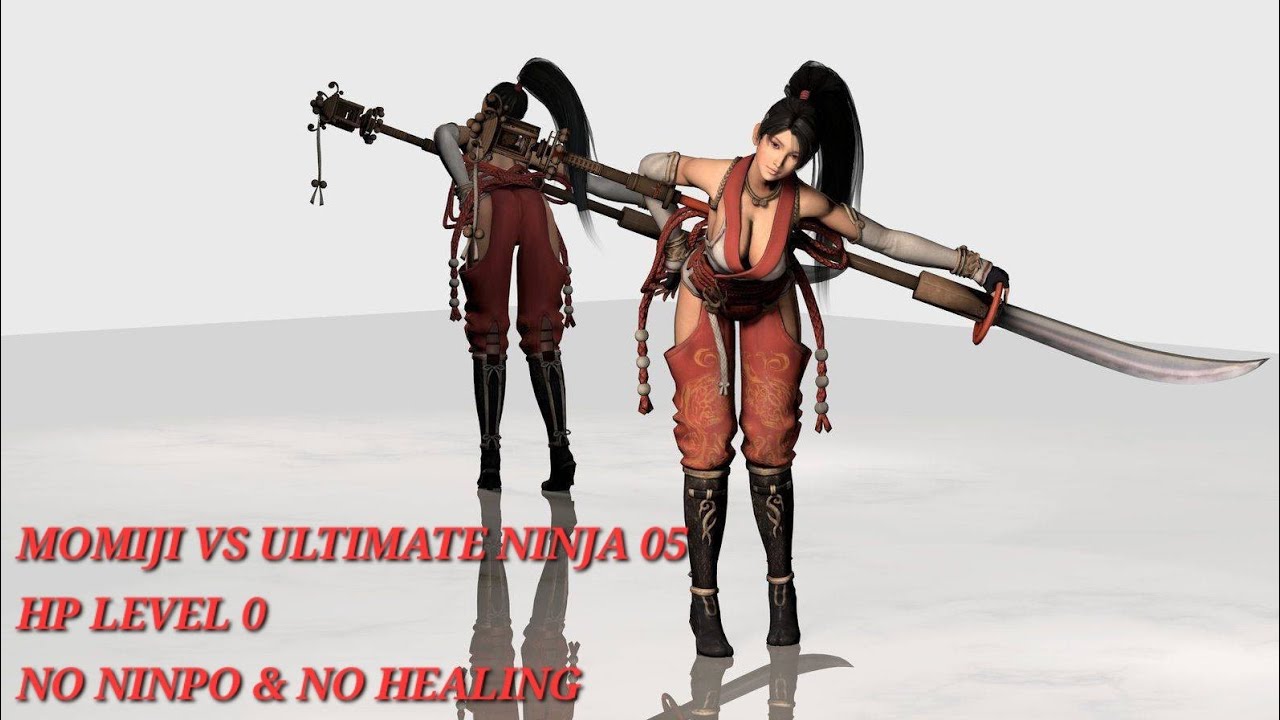 NG3RE [ BC ] : MOMIJI VS ULTIMATE NINJA 05 [ HP LEVEL 0 / NO NINPO & NO HEALING ] 