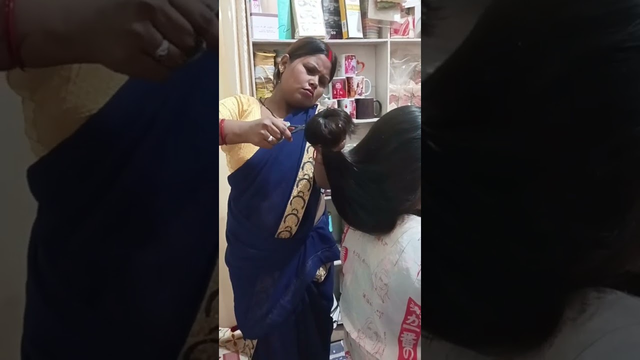 #hair cutting#YouTube# Nithya beauty parlour 🦋