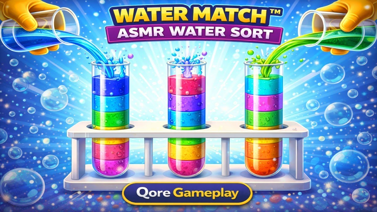 Water Match™ – ASMR Water Sort | Relaxing Color Sort & Satisfying Gameplay (Android/iOS)