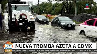 Intensas lluvias azotan en la CDMX | Imagen Noticias 5:30