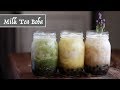 Matcha, Turmeric, & Lavender Boba