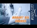 Hobart mixer oil change tutorial DIY changing oil on hobart Windy City Restaurant Parts