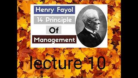 XII PRINCIPLES OF MANAGEMENT - LECTURE 10