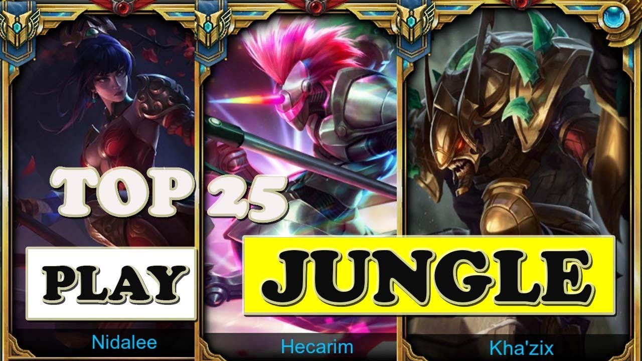 Top 25 Jungle Champions 2 LoL Epic Jungle Montage Plays (League of Legends) YouTube