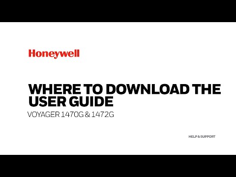 Where to download the User's Guide for the Voyager 1470g and 1472g