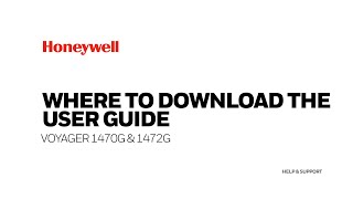 Where to download the Users Guide for the Voyager 1470g and 1472g
Where to download the Users Guide for the Voyager 1470g and 1472g / Dónde descargar la Guía del usuario para Voyager 1470g y 1472g / Dove scaricare la Guida per lutente per Voyager 1470g e 1472g / Onde baixar o Guia do usuário do Voyager 1470g e 1472g / Wo kann man das Benutzerhandbuch für Voyager 1470g und 1472g herunterladen? / Voyager 1470g ve 1472g Kullanım Kılavuzunu nereden indirebilirim? / Zài nǎlǐ xiàzài Voyager 1470g hé 1472g yònghù zhǐnán
Follow #Honeywell on social media:
YouTube: http://hwll.co/YouTubeSubscribe
LinkedIn: https://www.linkedin.com/company/honeywell/
Twitter: https://twitter.com/honeywell
Facebook: https://www.facebook.com/Honeywell/
Instagram: https://www.instagram.com/honeywell/
Learn more:
Careers at Honeywell: https://careers.honeywell.com/
The latest stories about our technology and people: https://www.honeywell.com/en-us/news
The future is what we make it: https://www.honeywell.com/us/en/future Where to download the Users Guide for the Voyager 1470g and 1472g