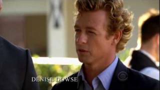 The Mentalist 1x04 scene  'I'll bet you one hundred more of these dollars...'