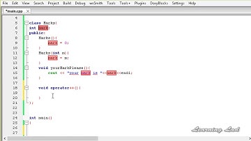 089  Overloading Increment and Decrement Operators in Prefix form   C++ Video Tutorial