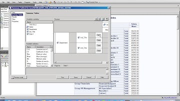 L9  Summary Tables in SAS EG