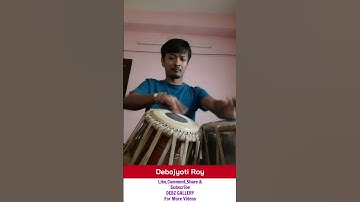 Teen Taal Rela | Debojyoti Roy  | #punjabrela #ustadallarakha #shorts #short #reels #tabla #practice