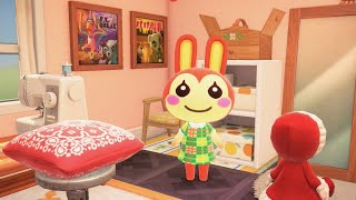 Bunnies Colorful Sewing Sanctuary | Animal Crossing New Horizons: Happy Home Paradise