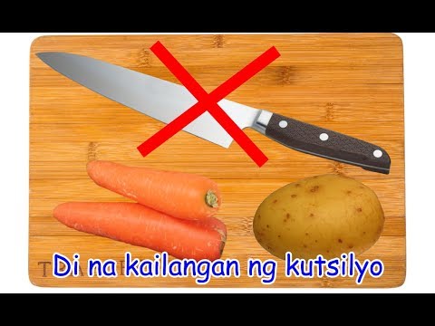 Pano mag-gayat ng walang gamit ng kutsilyo - YouTube