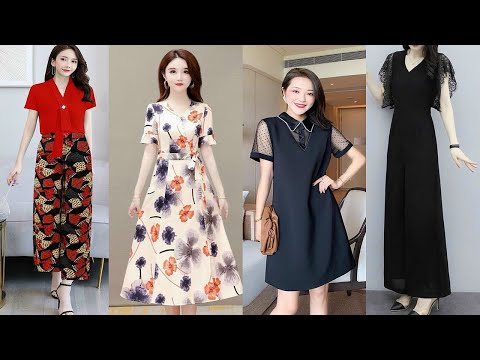 Video VD597 . Đầm trung niên mới nhất giá rẻ 2022 | Kiểu váy... - youtube