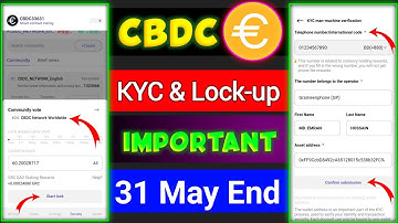 CBDC Network KYC & Lock-up | CBDC Network Important update | CBDC KYC & Lock-up Full Tutorial