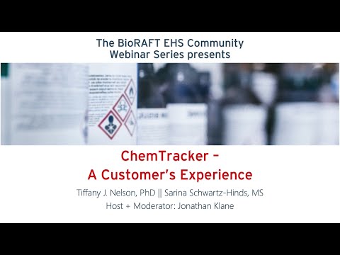 ChemTracker - A Customer's Experience