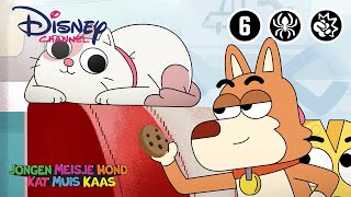 Jongen Meisje Hond Kat Muis Kaas | Geheime Aanbidder | Disney Channel BE
