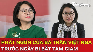 Nóng: Cục trưởng Trần Việt Nga và phát ngôn gây chú ý trước ngày bị bắt tạm giam