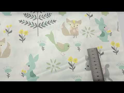 Сатин. Звіри лісові на лузі (м'ятні зайці), видео 1