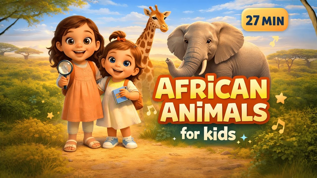 African Wild Animals for Kids Learn Animal Names and Facts