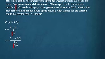 6.3 Central Limit Theorem Example 2