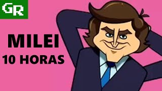 El Baile Morboso de Milei por 10 horas  - Animación - Green Retroman