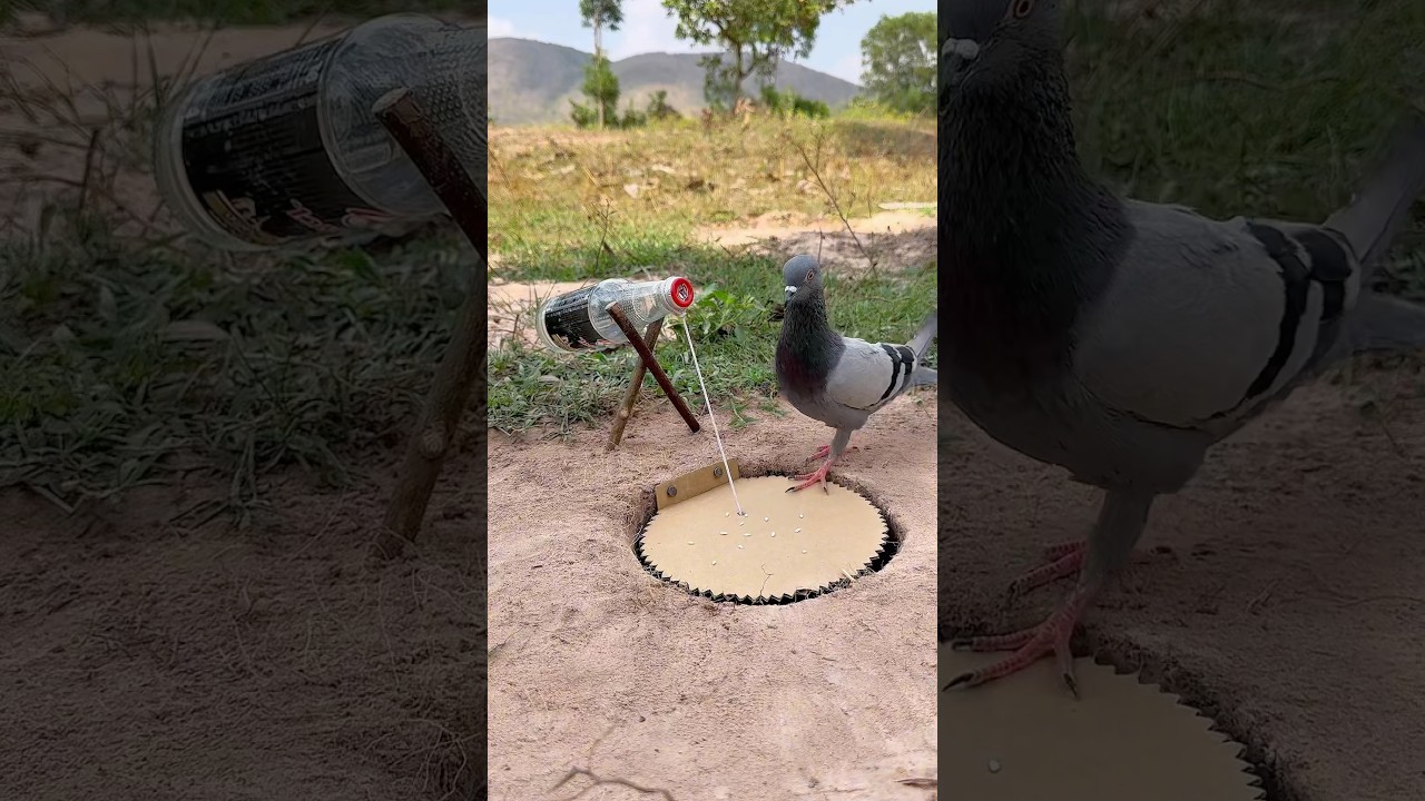 Easy Unique Underground Pigeon Trap 