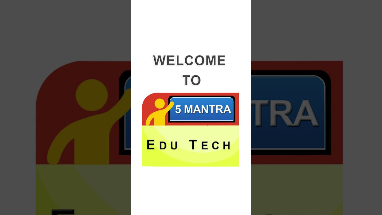 How do download and Use the 5 Mantra EduTech APP Demo Video | Online Live Classes and Tuition Point