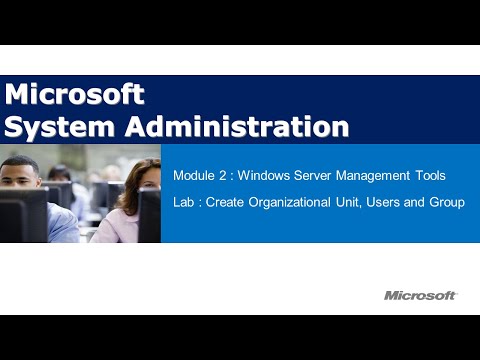 3 Windows Server 2012  Create Organizational Unit,Users and Computers