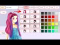 Beautiful 2 Colours Hairstyles In Sakura School Simulator #viral