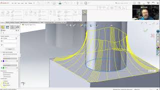 SolidWorks: Fillet Basics  Options  Overflow Type (Section 86)