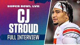 CJ Stroud on why he should be the FIRST QB DRAFTED THIS YEAR [FULL INTERVIEW] | CBS Sports