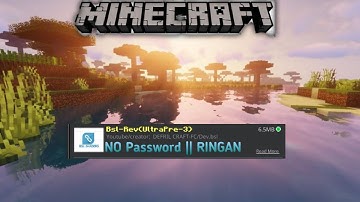 Shaders Minecraft Terbaru Ringan Support semua ram?||