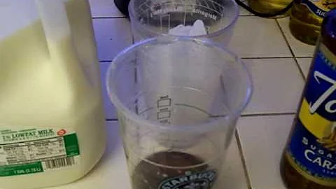 S/F Caramel Vanilla Iced Latte Recipe- High Protein