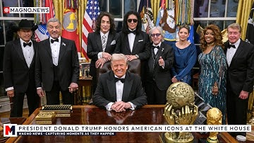 🇺🇸 President Trump Honors George Strait, Stallone, KISS, Crawford & Gaynor at The White House [LIVE]