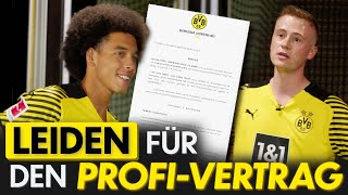My trial training at BVB with Axel Witsel
