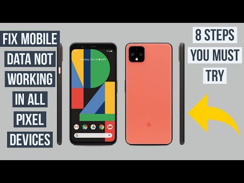 How to Fix Mobile Data not working in all Google pixel devices