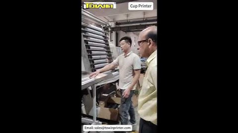 TOWIN Cup Printer# Offset Printing Machine for Drinking Cups #factory