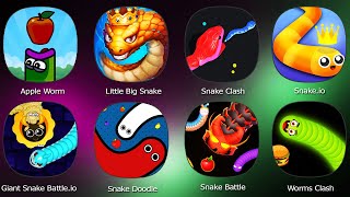 Apple Worm,Little Big Snake,Snake Clash,Snake io,Giant Snake Battle io,Snake Doodle,Snake Battle screenshot 4
